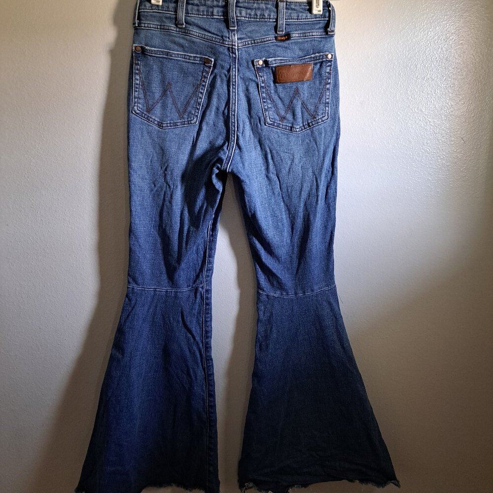 Wrangler Retro High Rise Flare /Bell Bottom Denim Jeans - Picture 2 of 11